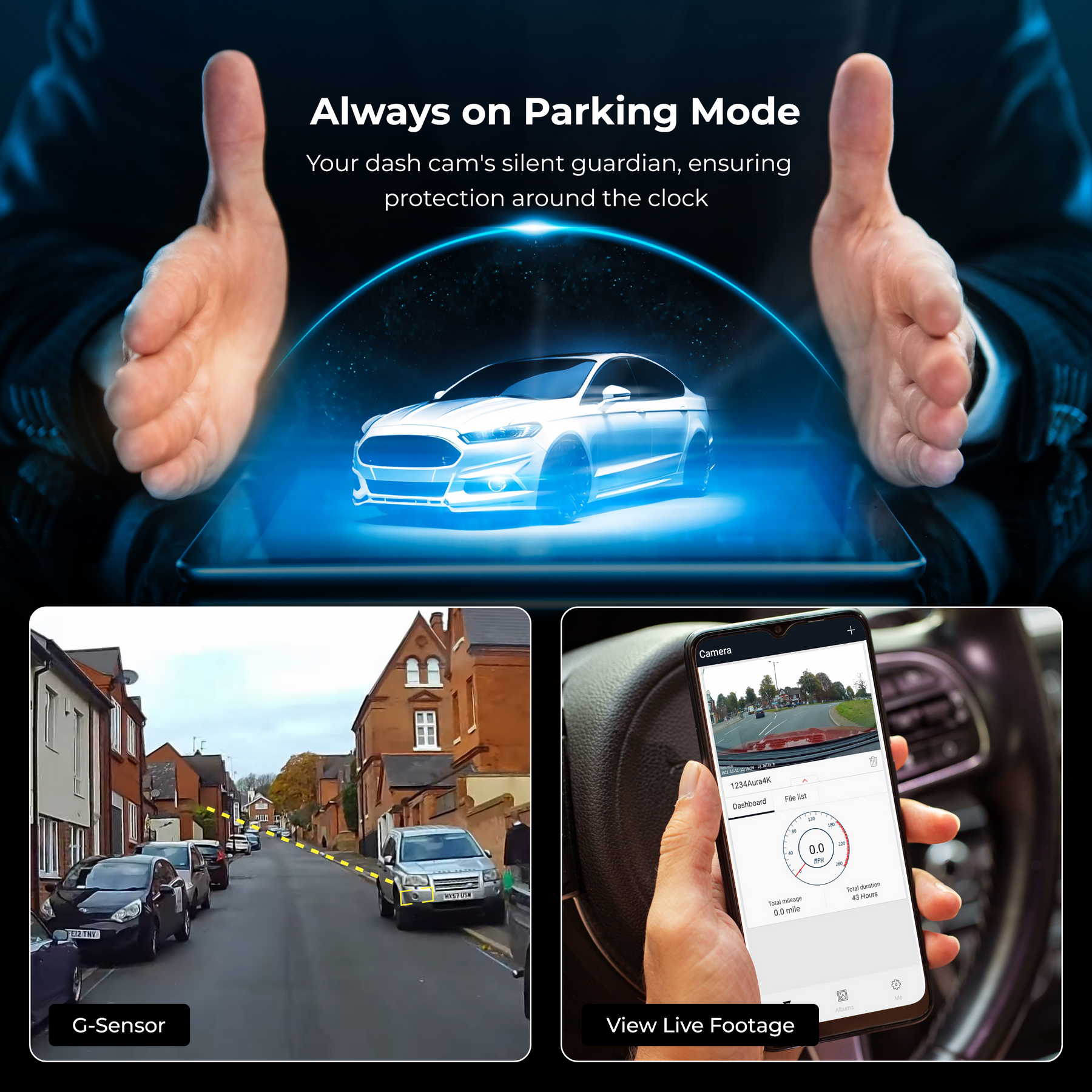 Refurbished - Road Angel Halo Pro Front and Rear Dash Cam - B Stock Used Approved