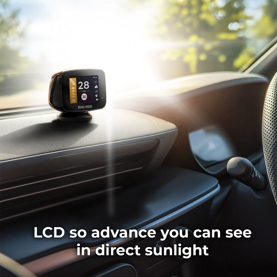 Road Angel Pure One V2.4 Speed Camera Detector With Speed Awareness & Onboard Mobile Data Modem