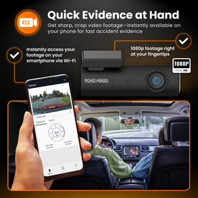 New - Halo Spark Full HD 1080p Single Dash Camera With Parking Mode & Winter Mode (USB-C)