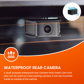 NEW - Road Angel Halo View 2 Rear View Mirror and Dash Cam with 32GB SD Card & Hardwiring Kit Bundle