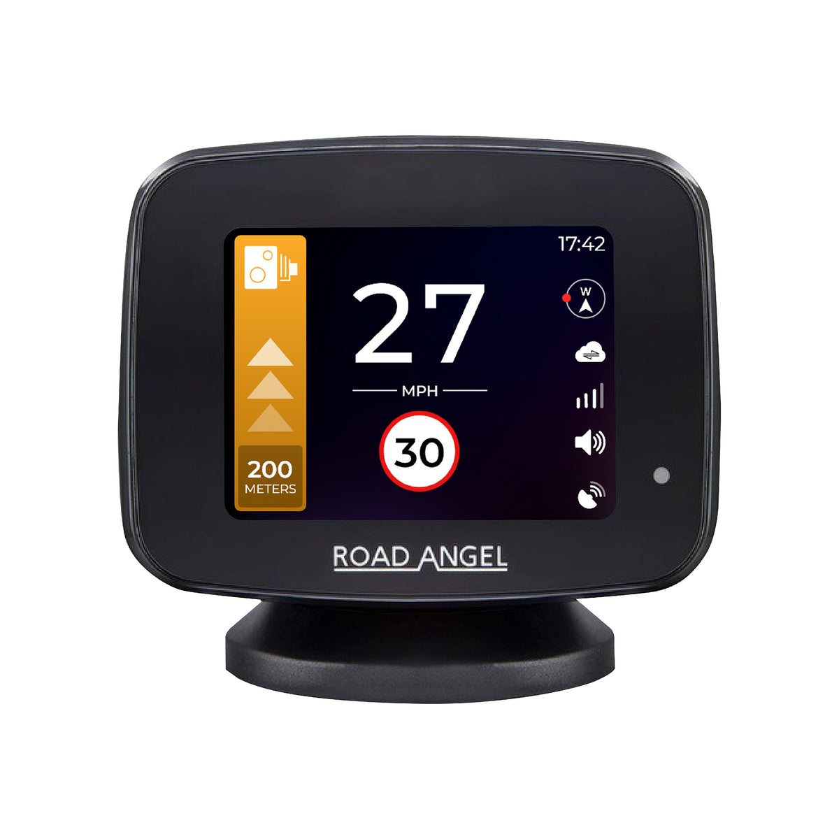 NEW- Road Angel Pure One V2.4 Speed Camera Detector With Speed Awareness-PRE-ORDER